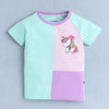 BUMZEE Mint Green Girls Half Sleeves T-Shirt & Short Set