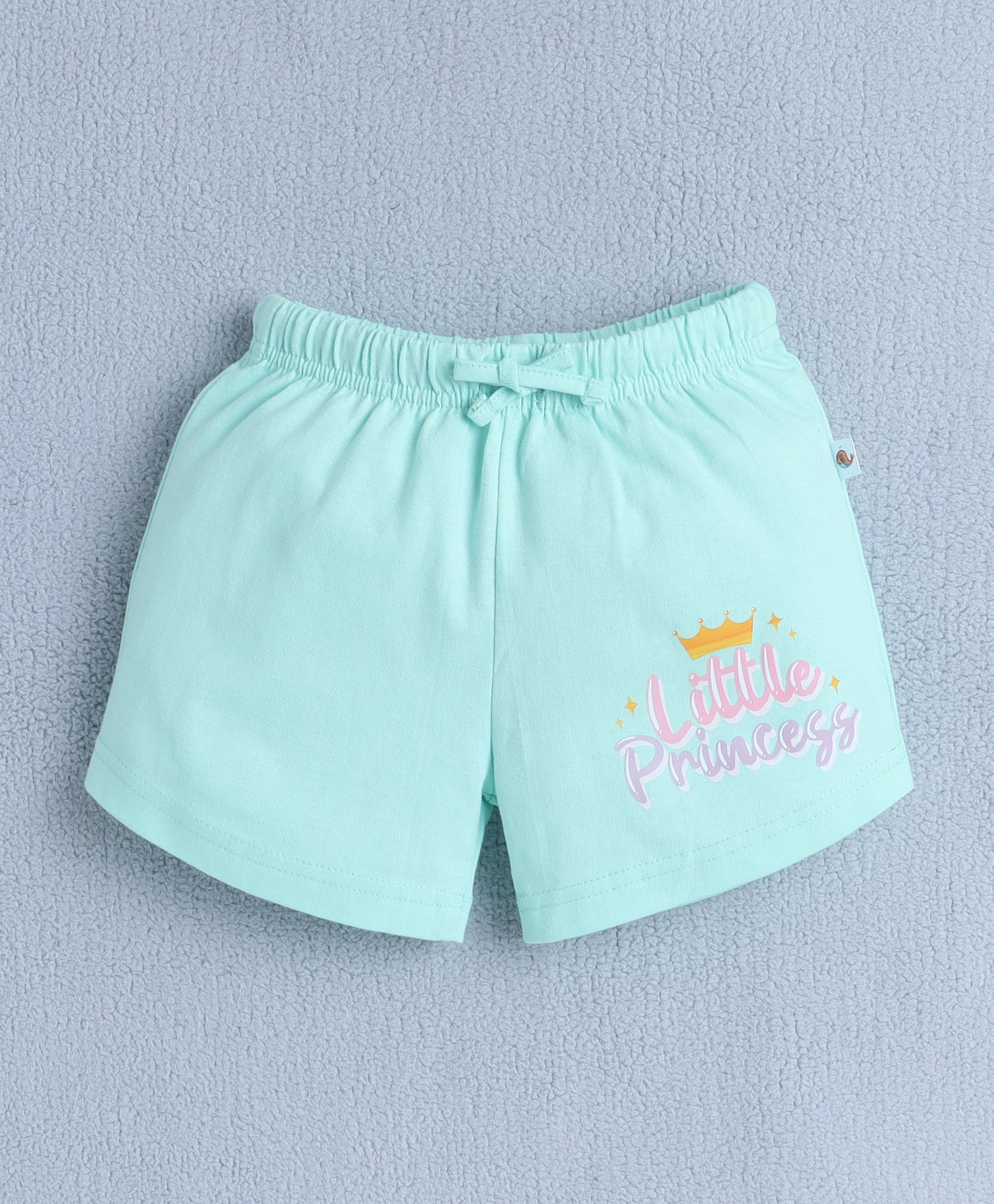 BUMZEE Mint Green Girls Half Sleeves T-Shirt & Short Set