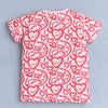 BUMZEE Pink & Yellow Girls Half Sleeves T-Shirt & Short Set