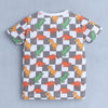 BUMZEE White & Black Boys Half Sleeves T-Shirt & Short Set
