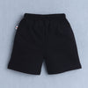 BUMZEE White & Black Boys Half Sleeves T-Shirt & Short Set