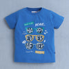 BUMZEE Blue & Green Boys Half Sleeves T-Shirt & Short Set