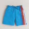 BUMZEE White & Blue Boys Half Sleeves T-Shirt & Short Set