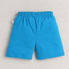 BUMZEE White & Blue Boys Half Sleeves T-Shirt & Short Set