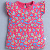 BUMZEE Pink & Blue Girls Sleeveless T-Shirt & Short Set