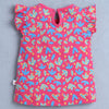 BUMZEE Pink & Blue Girls Sleeveless T-Shirt & Short Set