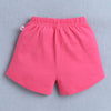BUMZEE Peach & Pink Girls Sleeveless T-Shirt & Short Set