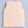 BUMZEE Peach & Green Boys Sleeveless T-Shirt Pack Of 2