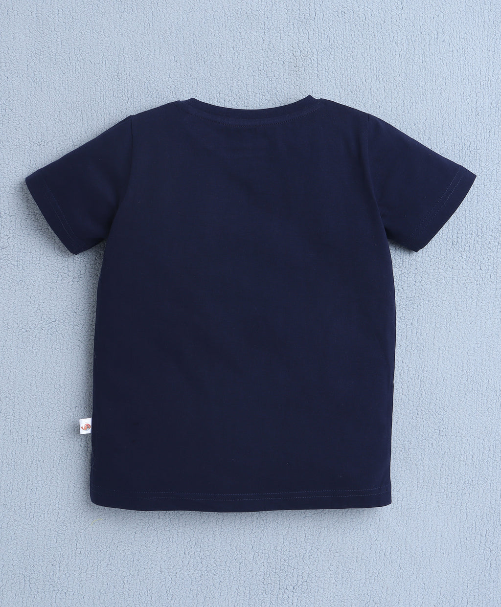 Bumzee Navy & Yellow Animal Print T-Shirt, Pack of 2, Half Sleeves, 100% Cotton