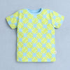 BUMZEE Navy & Yellow Boys Half Sleeves T-Shirt Pack Of 2