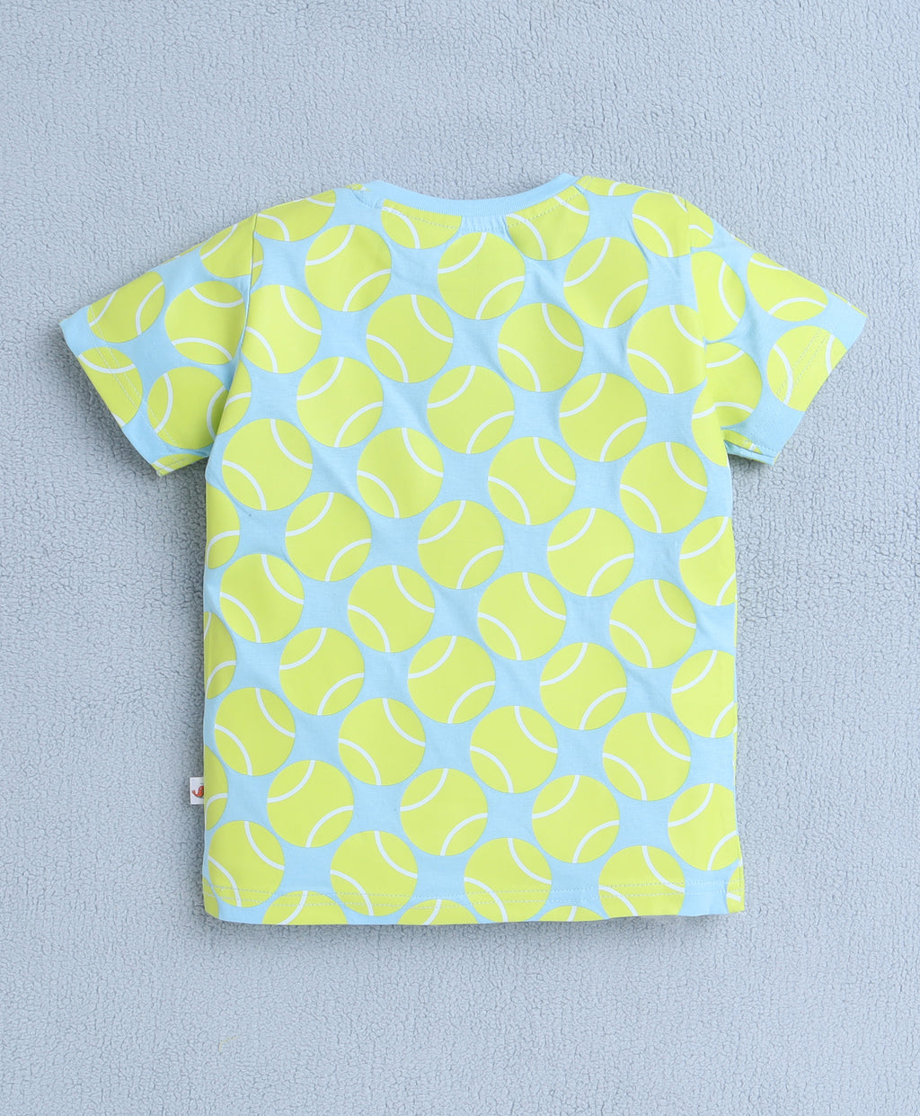 Bumzee Navy & Yellow Animal Print T-Shirt, Pack of 2, Half Sleeves, 100% Cotton