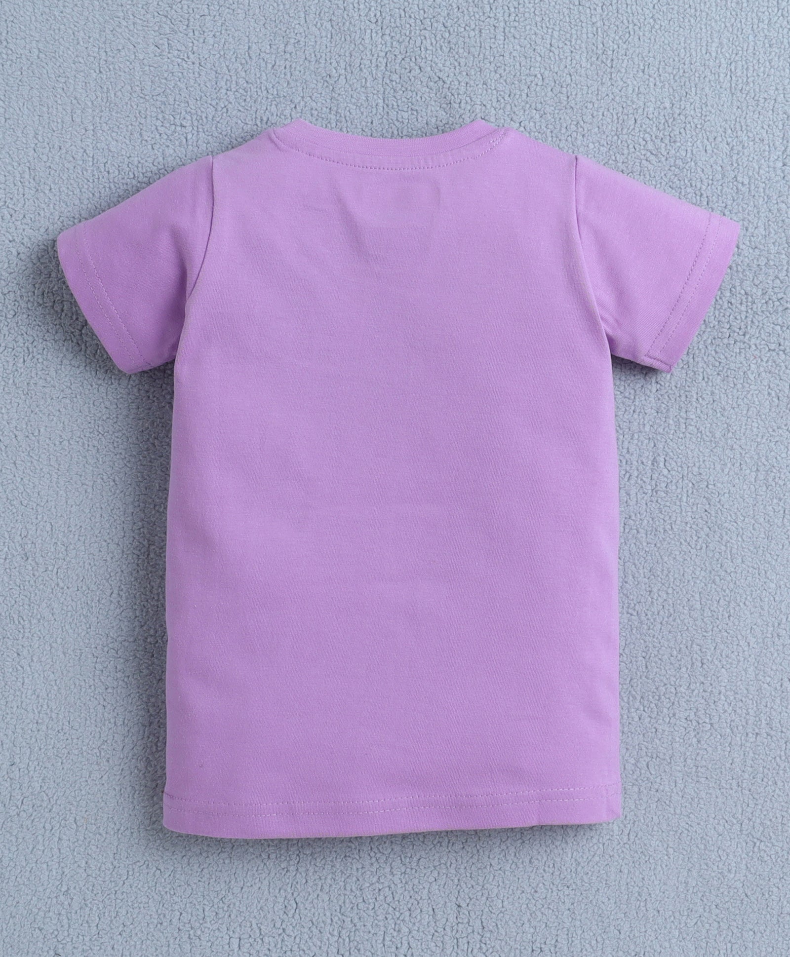 BUMZEE Lavender & Multi Girls Half Sleeves T-Shirt Pack Of 2