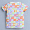 BUMZEE Blue & Multi Girls Half Sleeves T-Shirt Pack Of 2