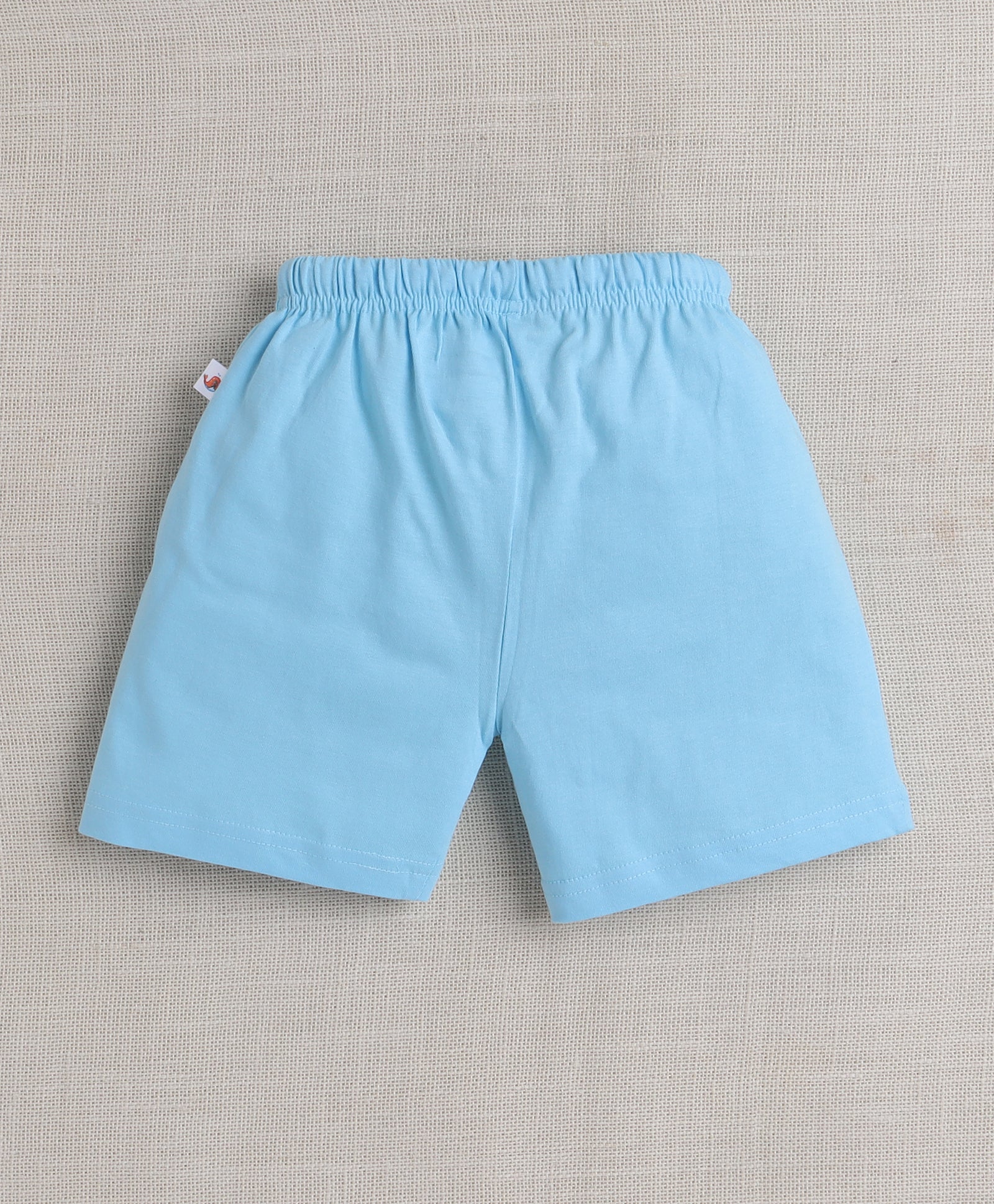 BUMZEE Sky Blue Boys Sleeveless T-Shirt & Short Set