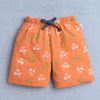 BUMZEE Teal & Orange Boys Sleeveless T-Shirt & Short Set