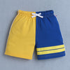 BUMZEE Yellow & Royal Blue Boys Sleeveless T-Shirt & Short Set