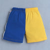 BUMZEE Yellow & Royal Blue Boys Sleeveless T-Shirt & Short Set