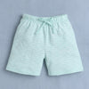 BUMZEE Red & Pista Green Boys Shorts Pack Of 2