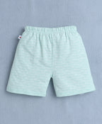 Bumzee Red & Pista Green Graphic Print Shorts, Pack of 2, 100% Cotton