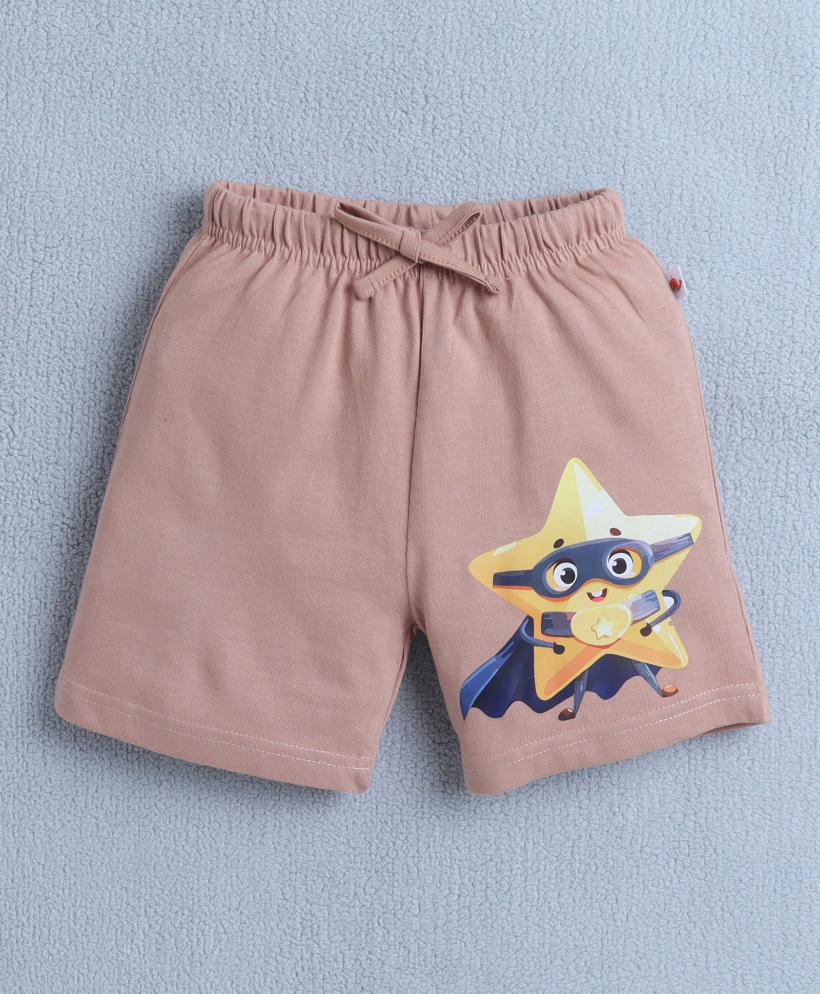 BUMZEE Brown & Navy Boys Shorts Pack Of 2