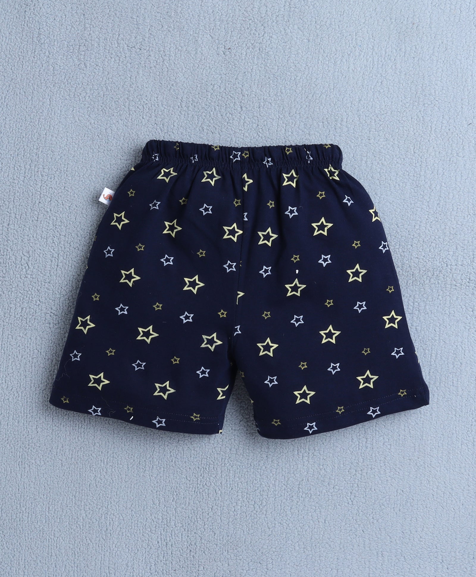 BUMZEE Brown & Navy Boys Shorts Pack Of 2