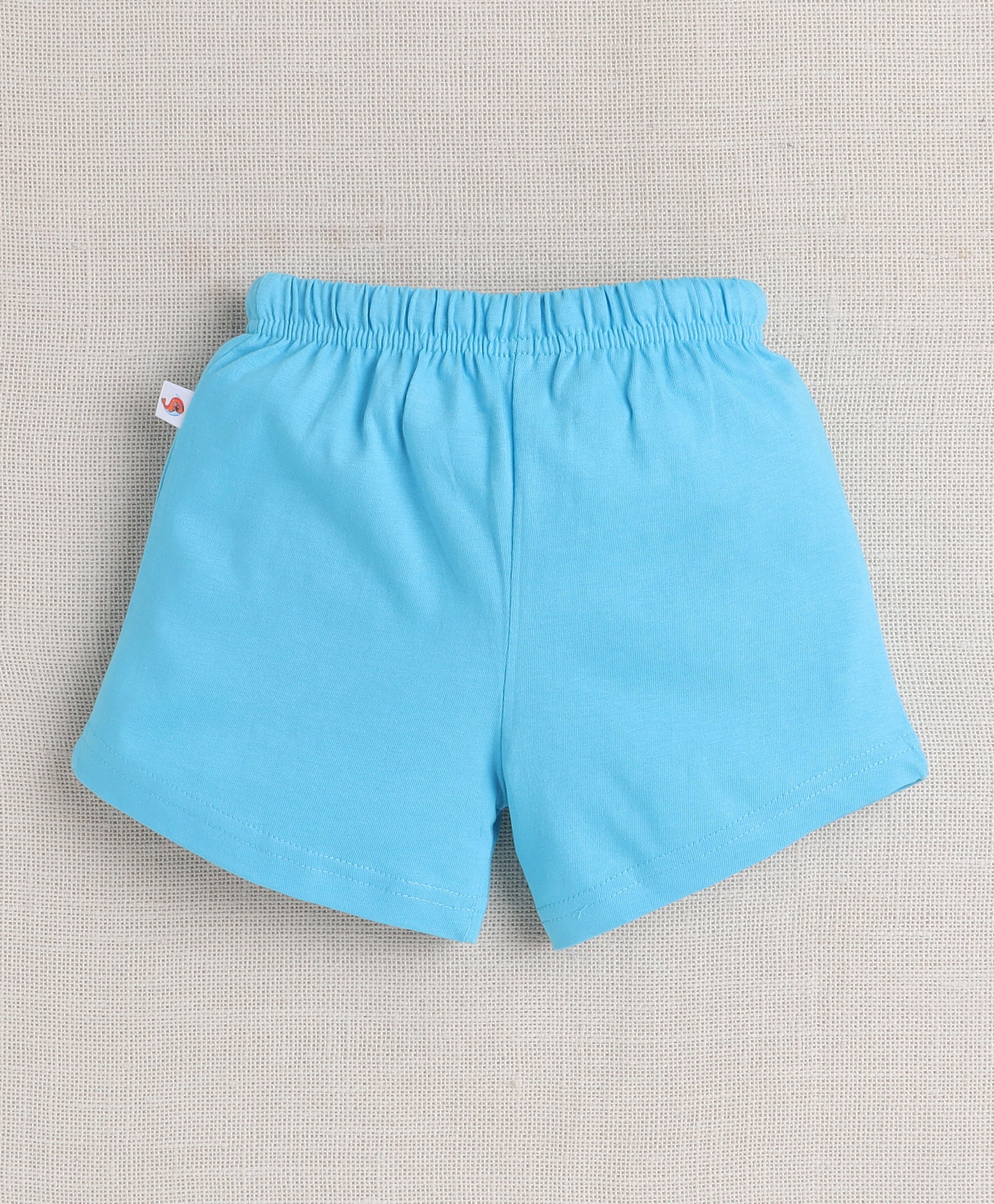 BUMZEE Blue & Multi Girls Shorts Pack Of 2