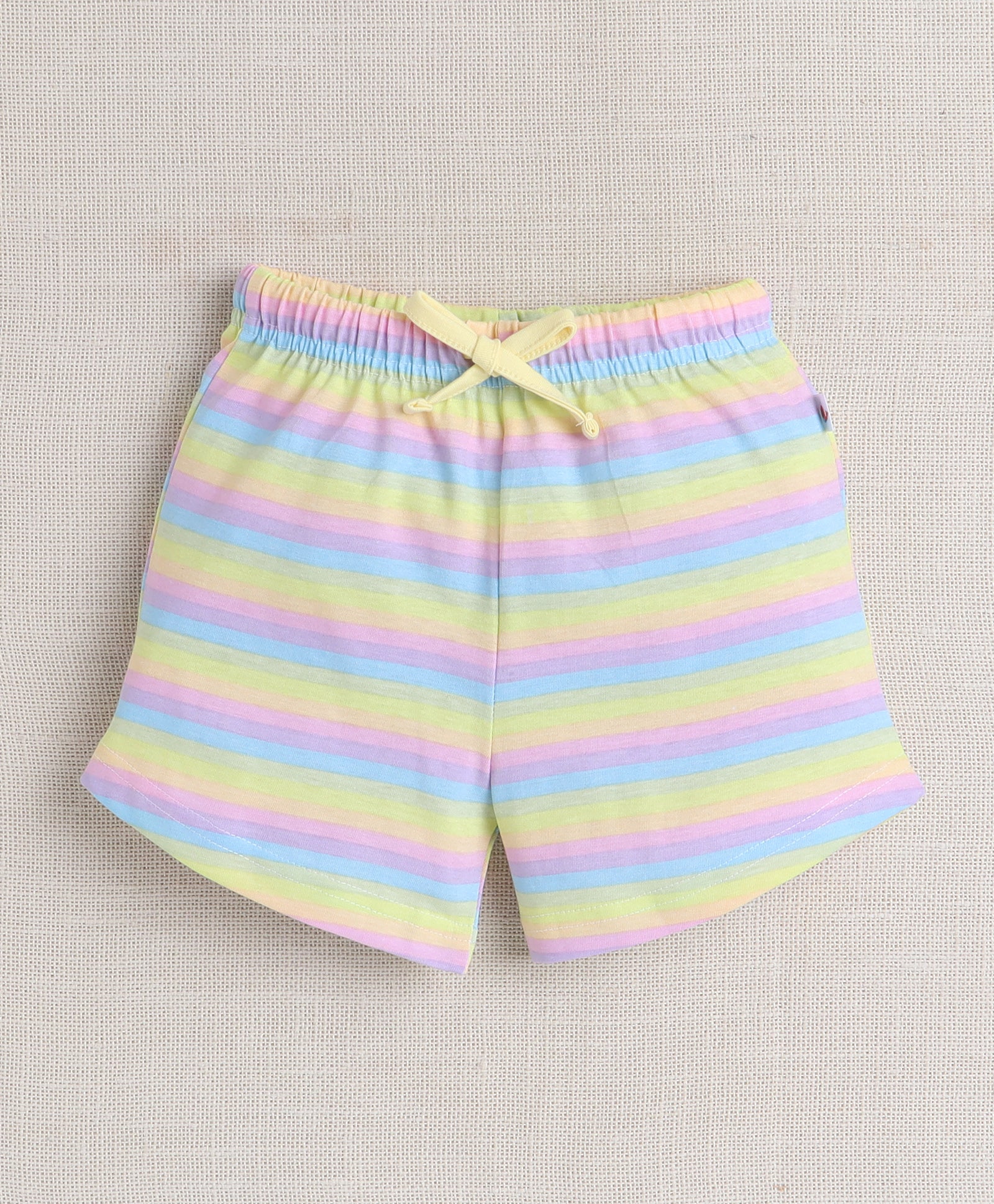 BUMZEE Blue & Multi Girls Shorts Pack Of 2