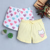 BUMZEE Yellow & White Girls Shorts Pack Of 2