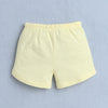 BUMZEE Yellow & White Girls Shorts Pack Of 2