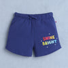 BUMZEE Indigo & Magenta Girls Shorts Pack Of 2