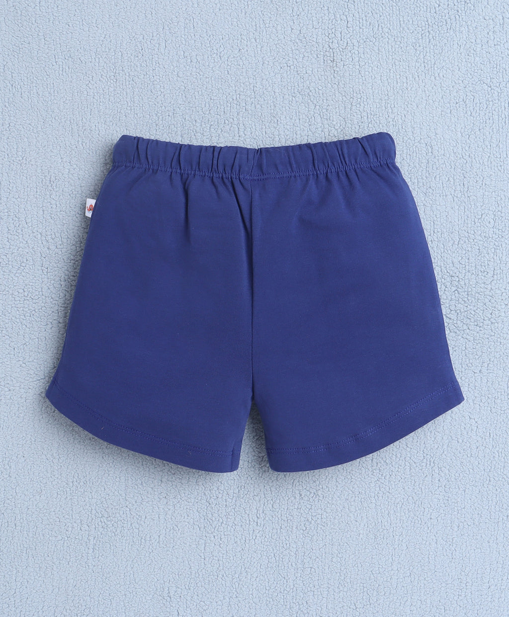 Bumzee Indigo & Magenta Graphic Print Shorts, Pack of 2, 100% Cotton
