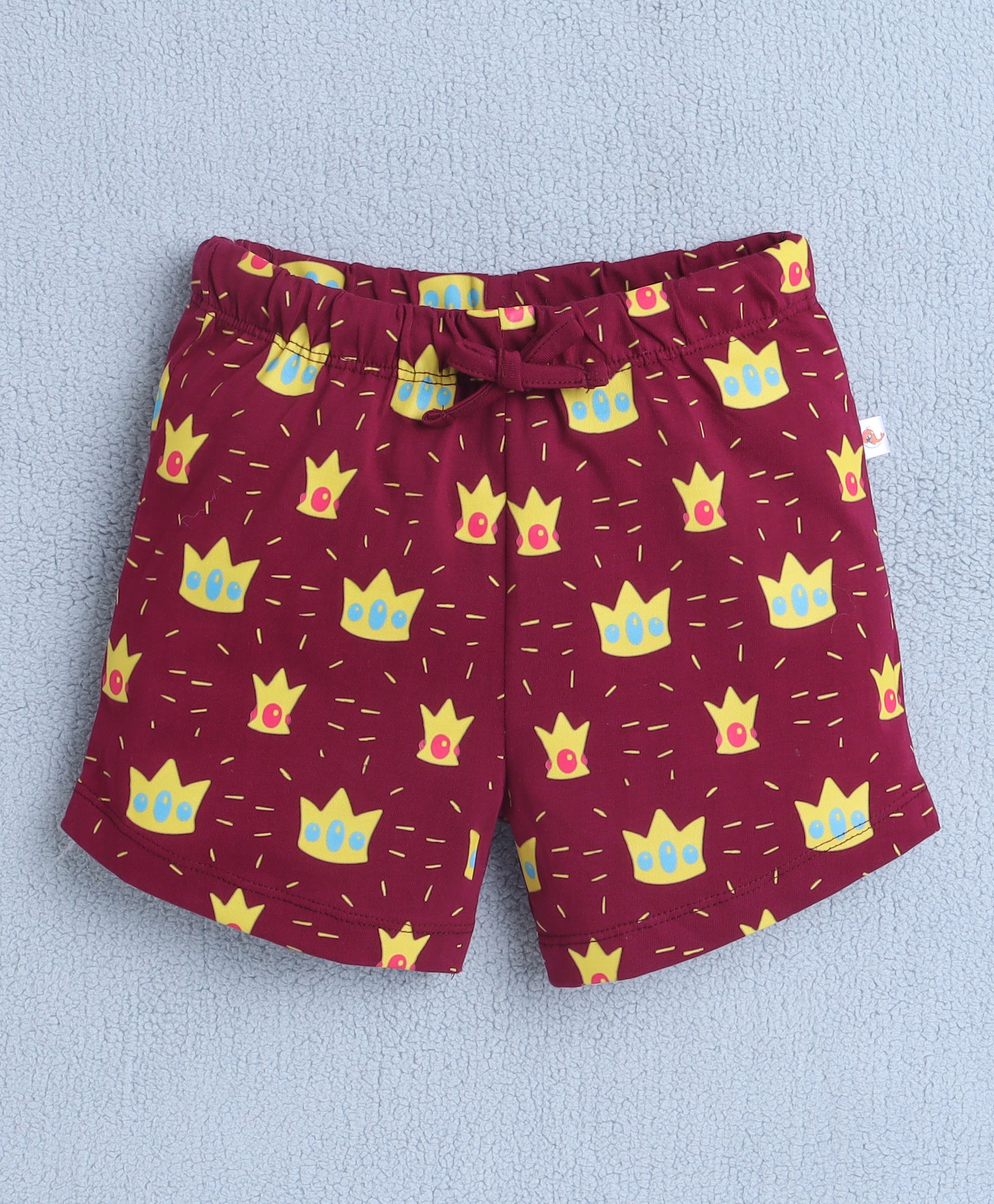 BUMZEE Indigo & Magenta Girls Shorts Pack Of 2