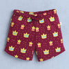BUMZEE Indigo & Magenta Girls Shorts Pack Of 2
