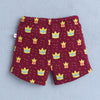 BUMZEE Indigo & Magenta Girls Shorts Pack Of 2