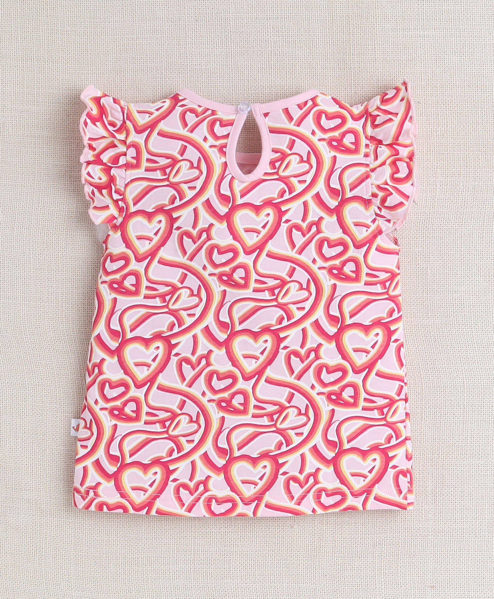 BUMZEE Navy & Pink Girls Sleeveless T-Shirt Pack Of 2