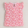 BUMZEE Navy & Pink Girls Sleeveless T-Shirt Pack Of 2