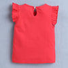 BUMZEE Red & Beige Girls Sleeveless T-Shirt Pack Of 2