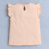 BUMZEE Peach & Pink Girls Sleeveless T-Shirt Pack Of 2