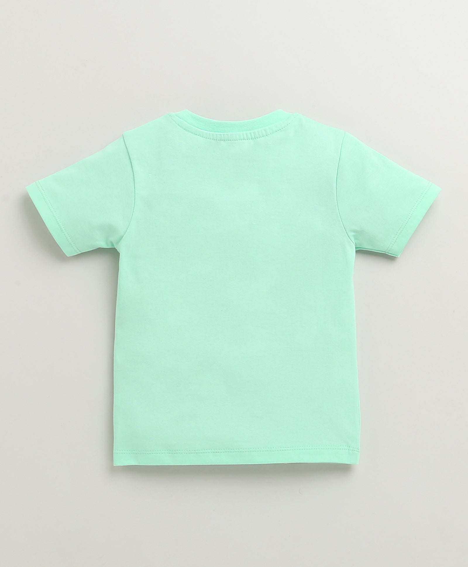 Boys 100% Cotton Stripes T-Shirt & Pyjama Set - Mint Green
