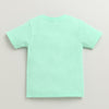 Mint Green Boys Half Sleeves Cotton T-Shirt & Pyjama Set