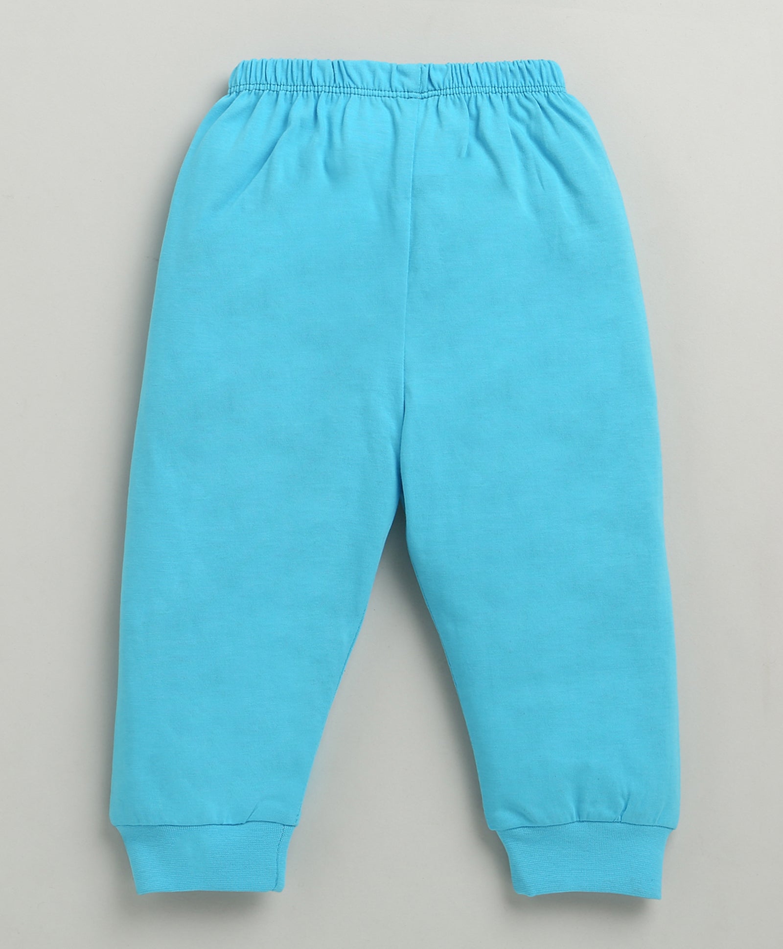 Boys 100% Cotton Animal T-Shirt & Pyjama Set - Blue