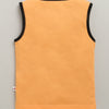 BUMZEE Royal Blue & Orange Boys Sleeveless Cotton T-Shirts Pack Of 2