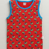 BUMZEE Yellow & Red Boys Sleeveless Cotton T-Shirts Pack Of 2