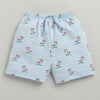 BUMZEE Coral & Sky Blue Boys Shorts Pack Of 2