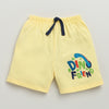 BUMZEE Mint Green & Yellow Boys Shorts Pack Of 2
