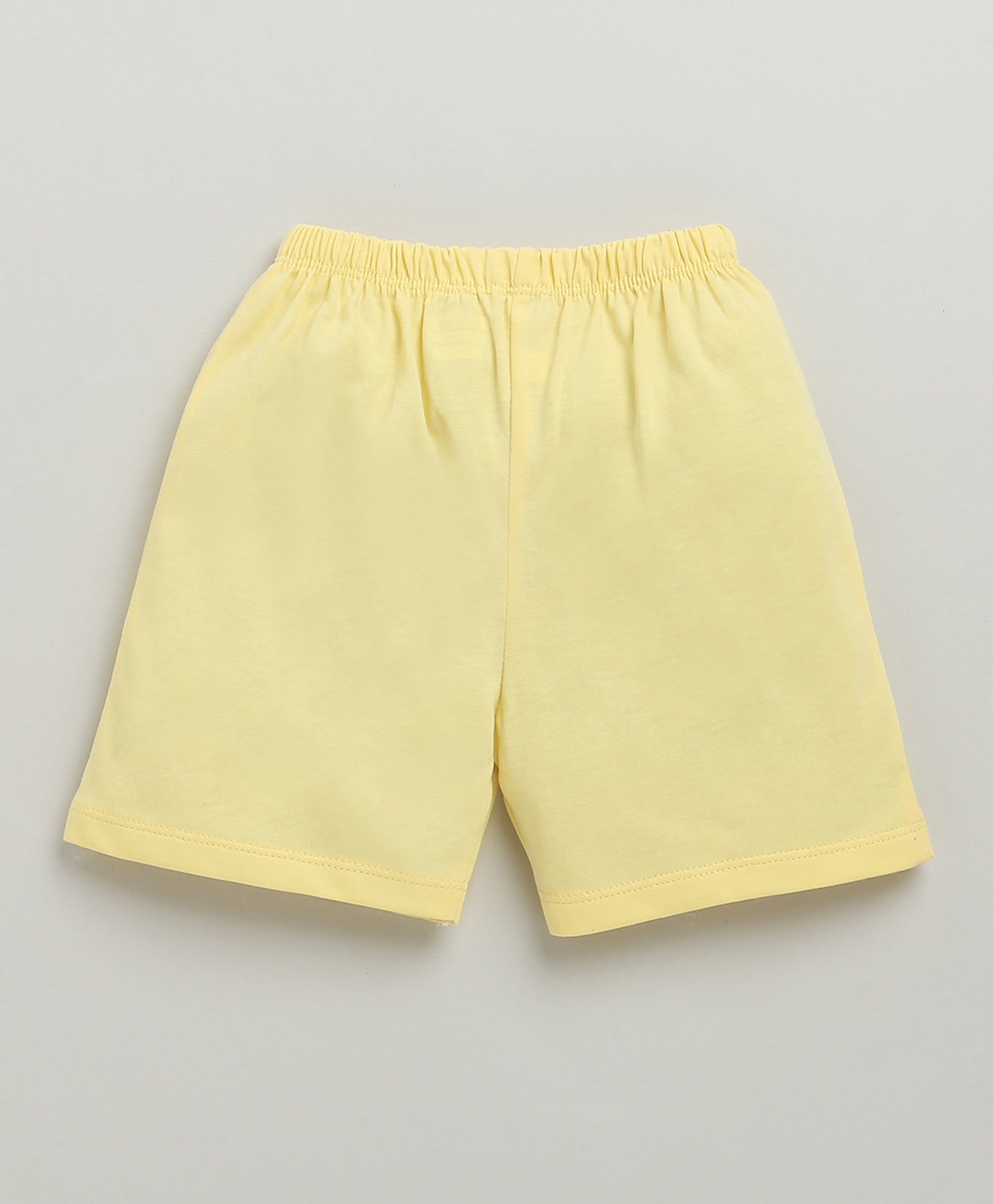 BUMZEE Mint Green & Yellow Boys Shorts Pack Of 2