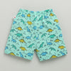 BUMZEE Mint Green & Yellow Boys Shorts Pack Of 2