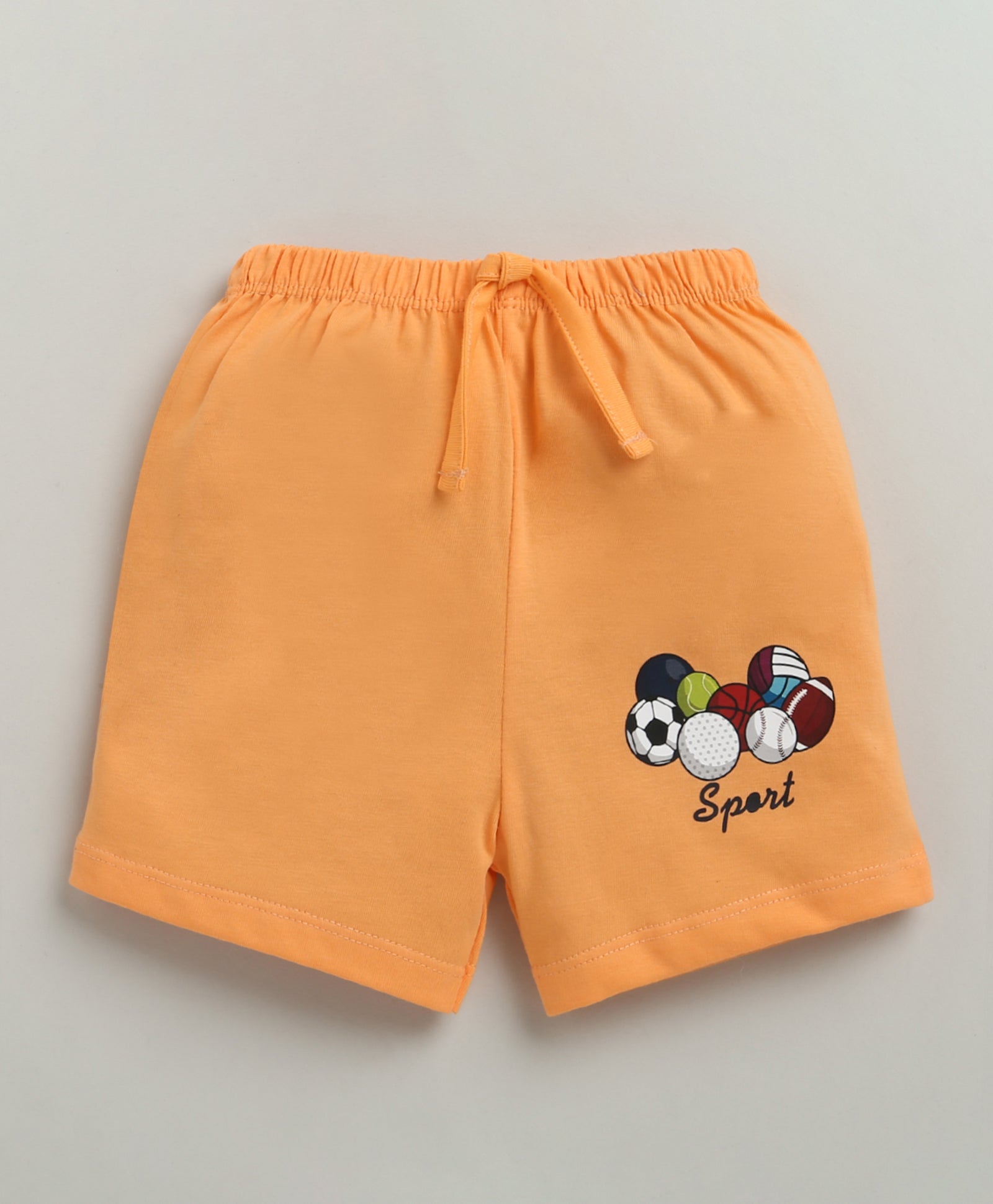 BUMZEE Orange & Sky Blue Boys Shorts Pack Of 2