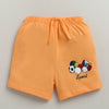 BUMZEE Orange & Sky Blue Boys Shorts Pack Of 2