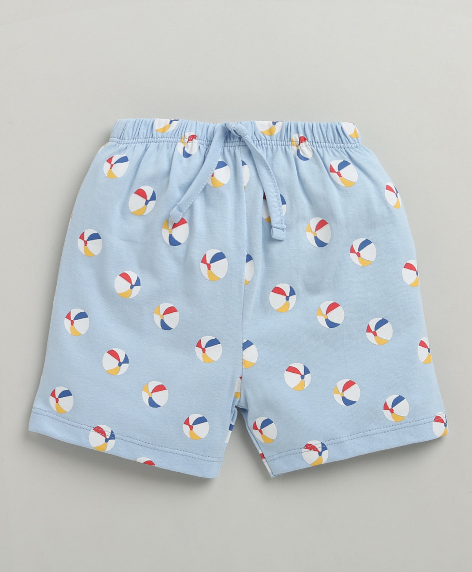 BUMZEE Orange & Sky Blue Boys Shorts Pack Of 2